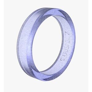Qalo Lavender Jelly Glitter Ring